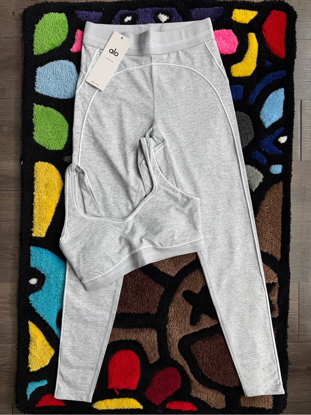 Alo Heart Throb Set Grey
